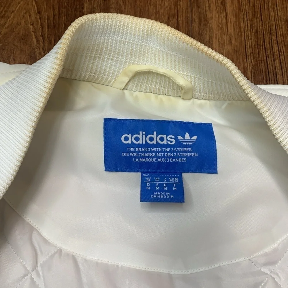 Adidas Originals Men’s Padded Pilot Bomber Jacket Size Medium - Picture 9 of 12